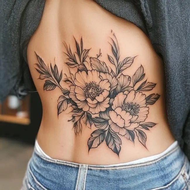 significación tatuaje flores