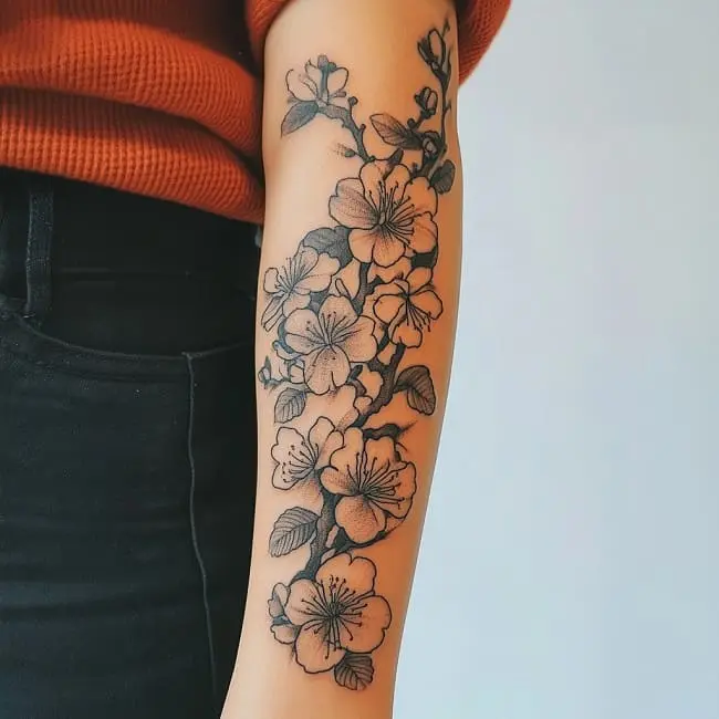 significación tatuaje flores