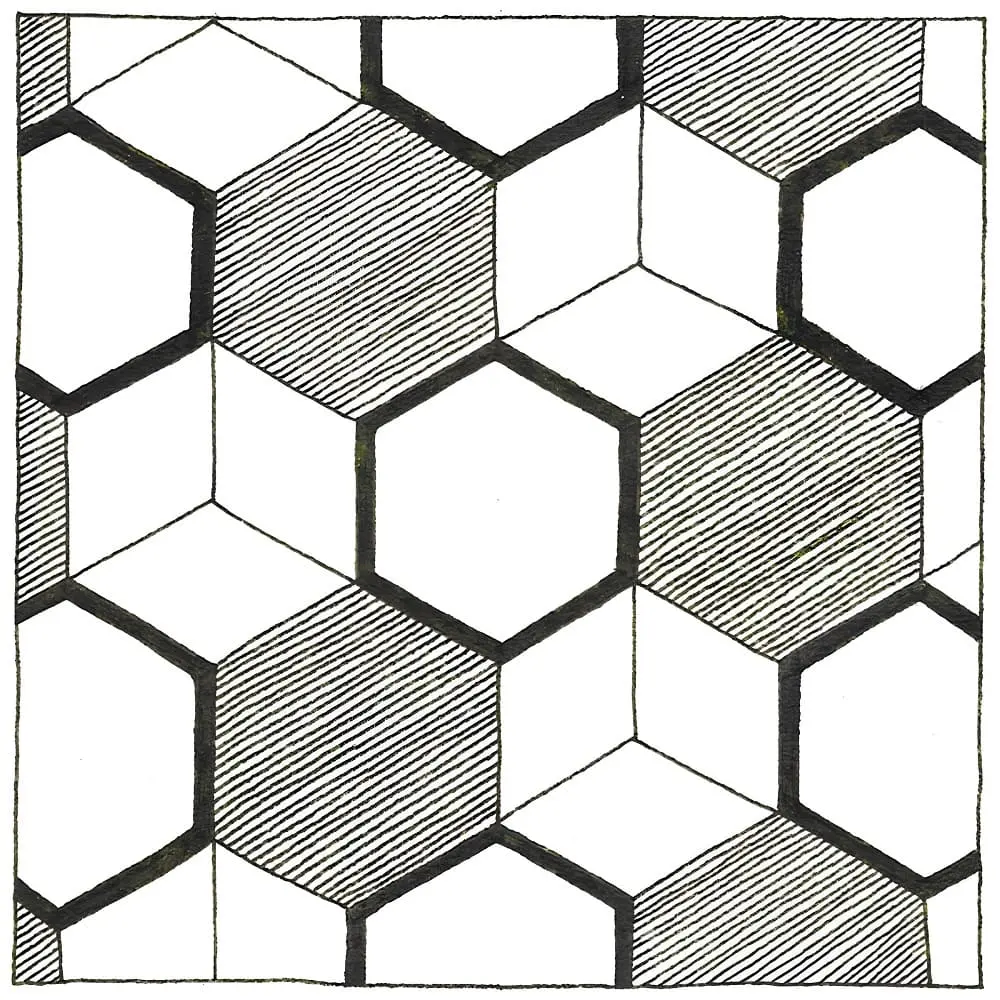 Hexagones géométriques