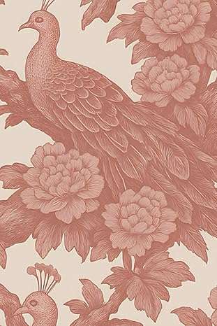 Peacock Floral Sketchbook